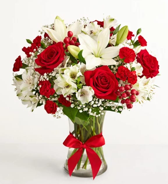Fields of Europe Christmas Flower Bouquet