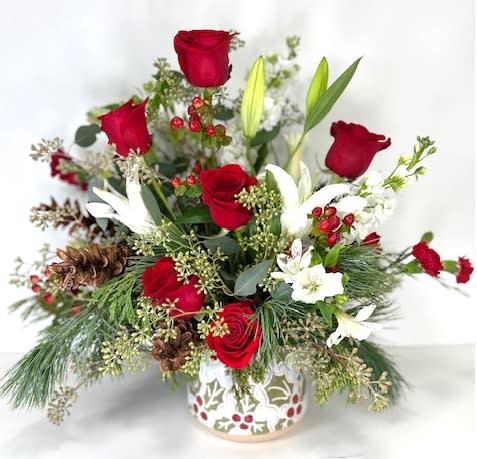 Happy Holly-Days Flower Bouquet