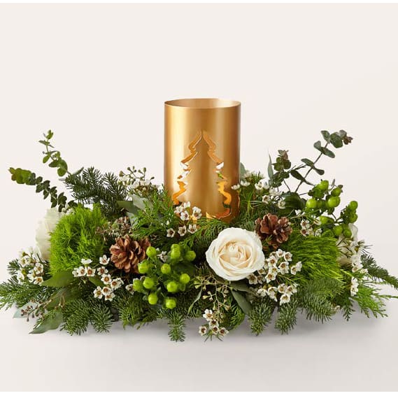 Chestnut Roasting Centerpiece Flower Bouquet