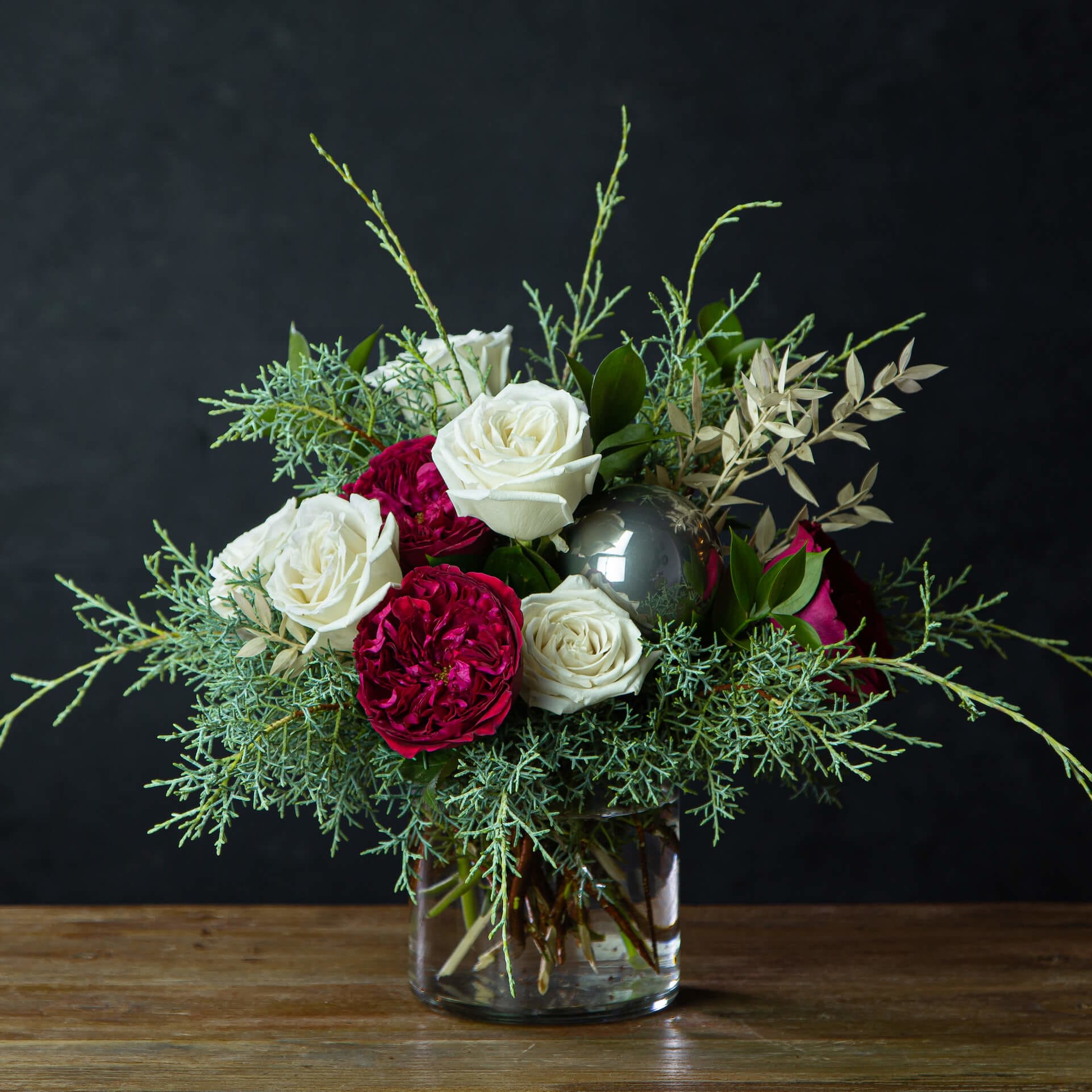 Sugar Plum Fairy Christmas Arrangement Flower Bouquet
