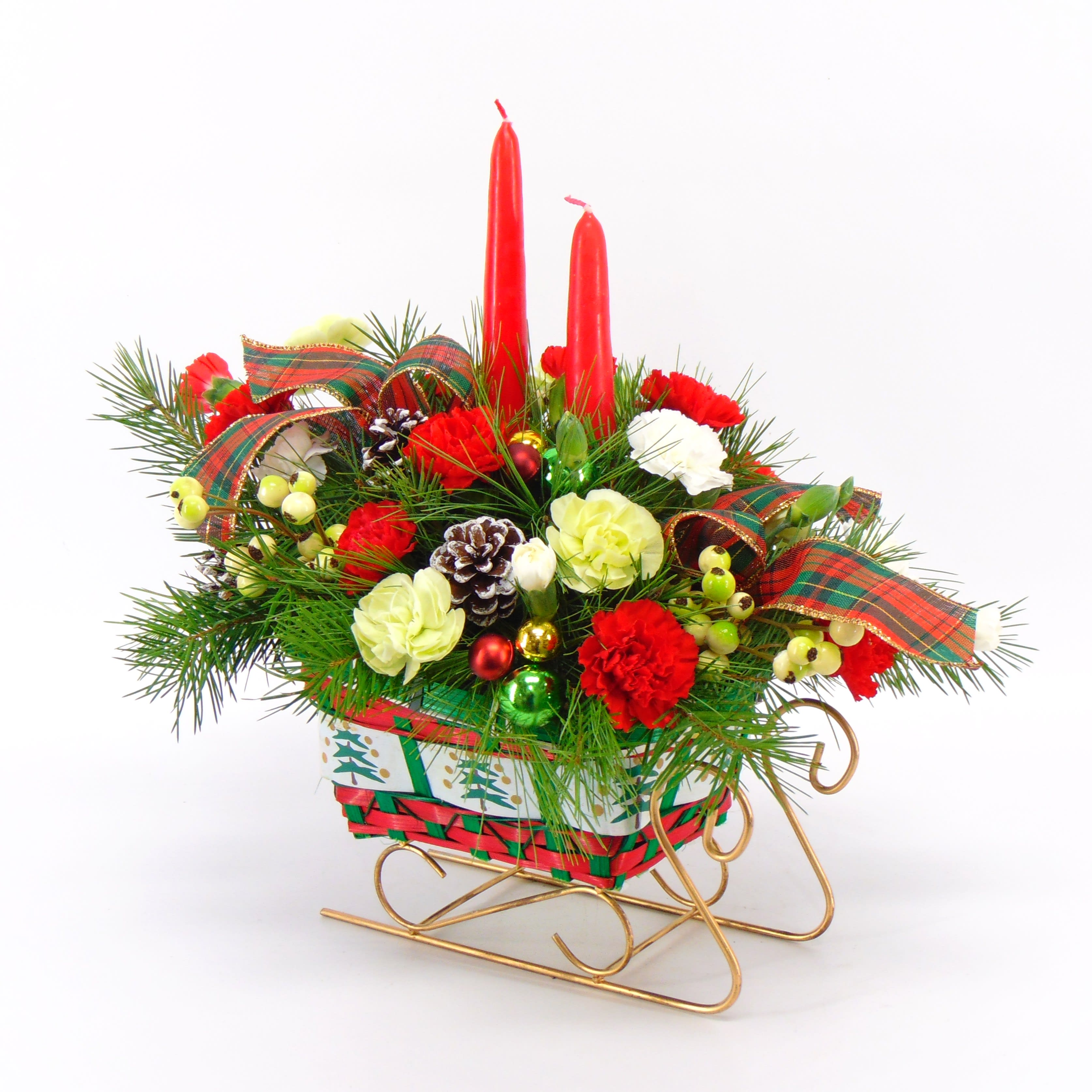 Twinkling Sleigh Ride Flower Bouquet