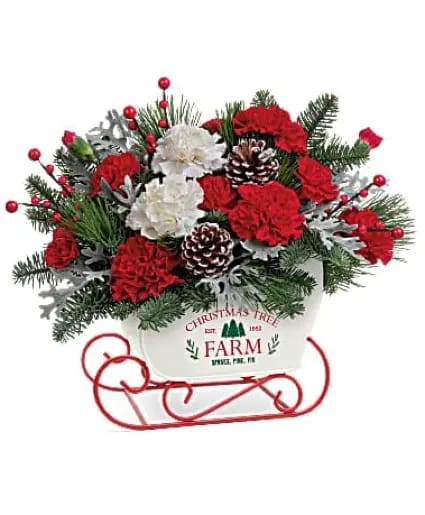 Sleigh Bells Bouquet Flower Bouquet