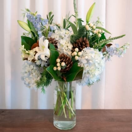 Frosty Forest Flower Bouquet
