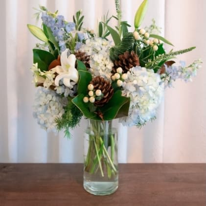 Frosty Forest Flower Bouquet