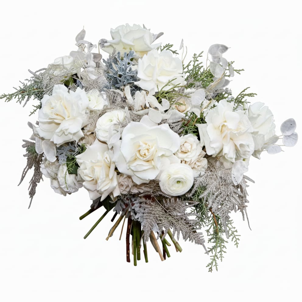 Waltz of the Snowflakes Wrapped Bouquet Flower Bouquet