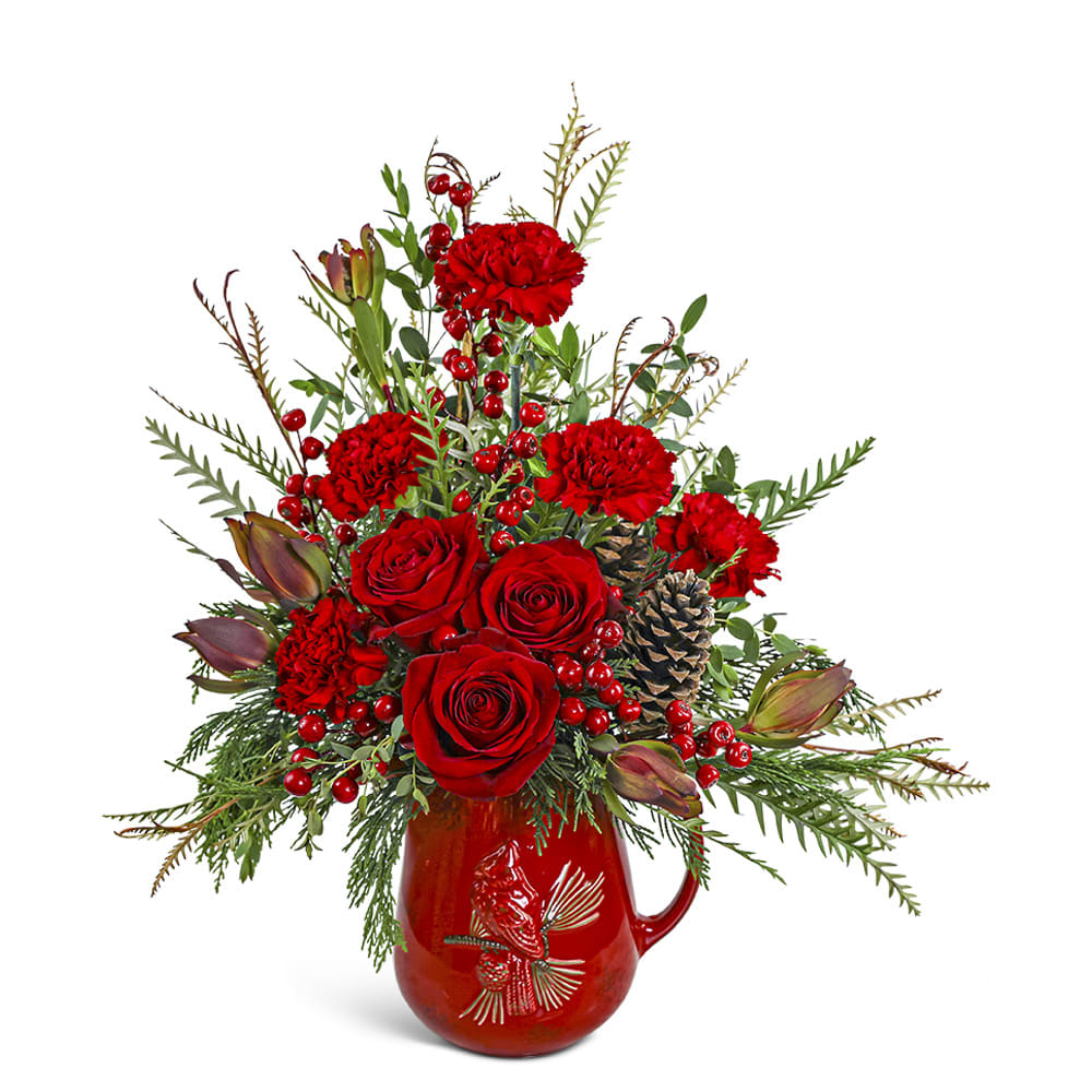 Scarlet Cardinal Pitcher Flower Bouquet