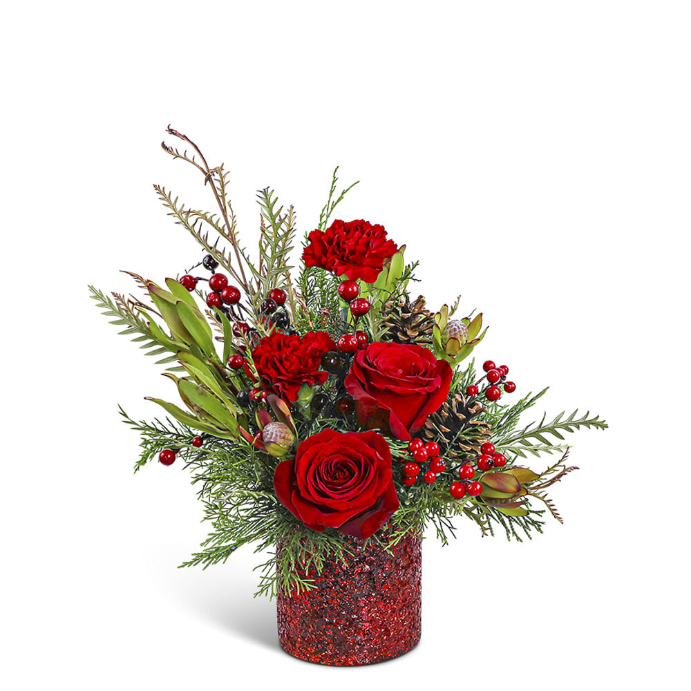 Magical Wish in Crimson Flower Bouquet