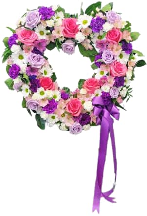 Timeless Love Heart Wreath FW-629 *EASEL INCLUDED*