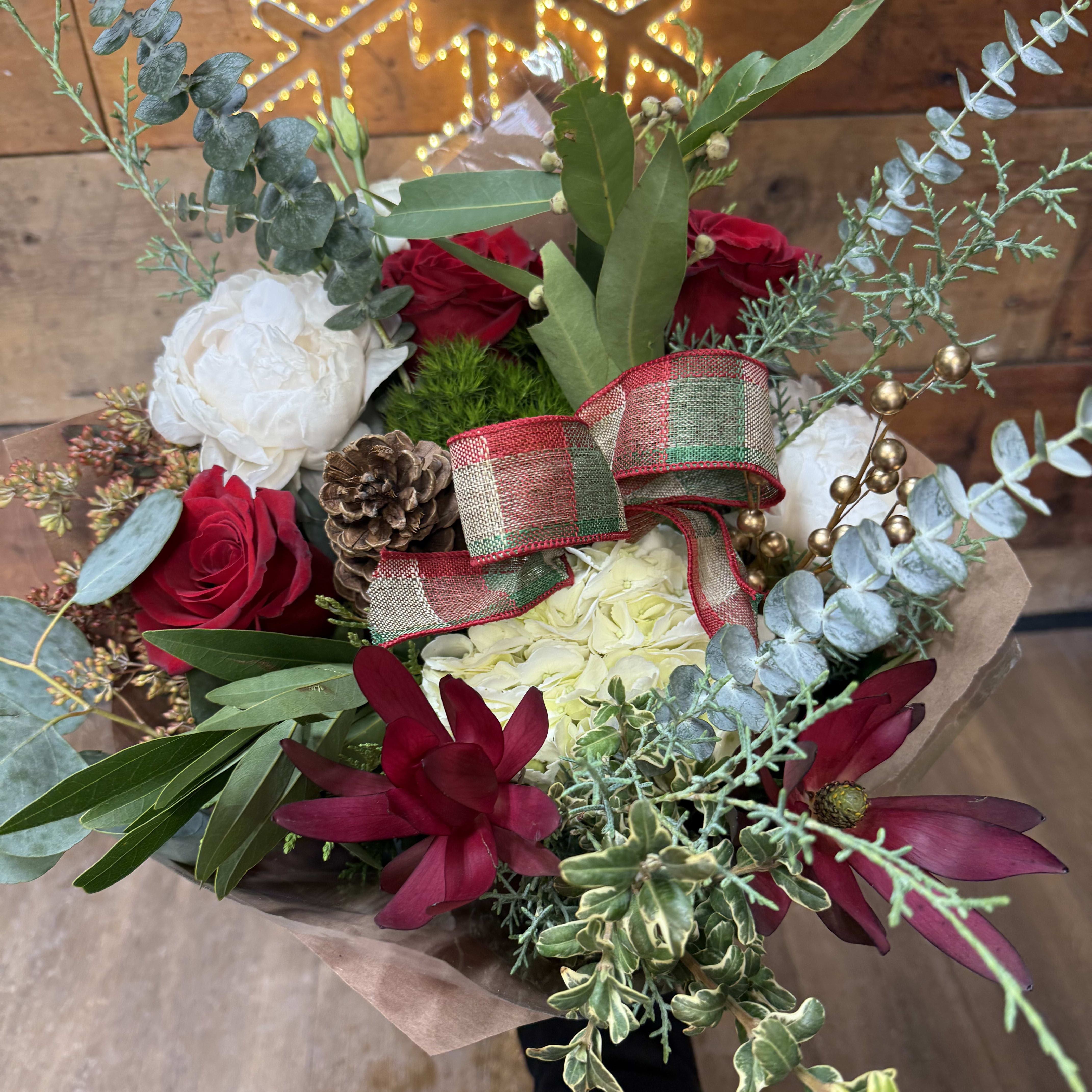 Christmas Spirit Hand-Tied Bouquet (ON SALE - WAS $74.99)