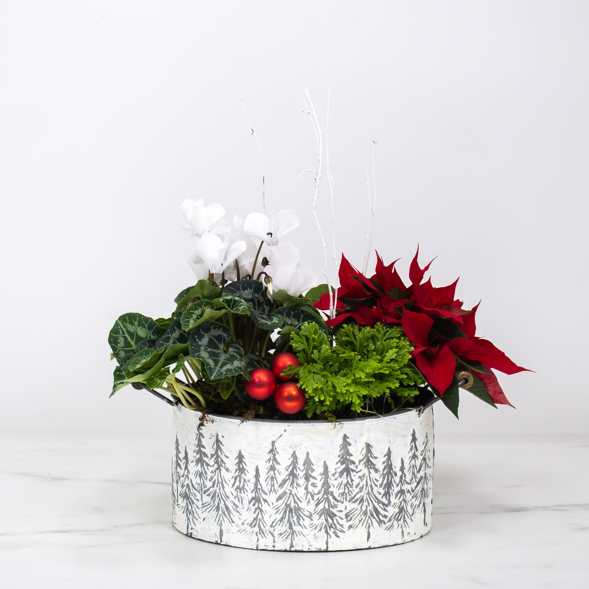 Holiday Dish Garden Flower Bouquet
