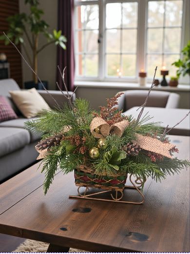 Sleighbell Snowfall Bouquet