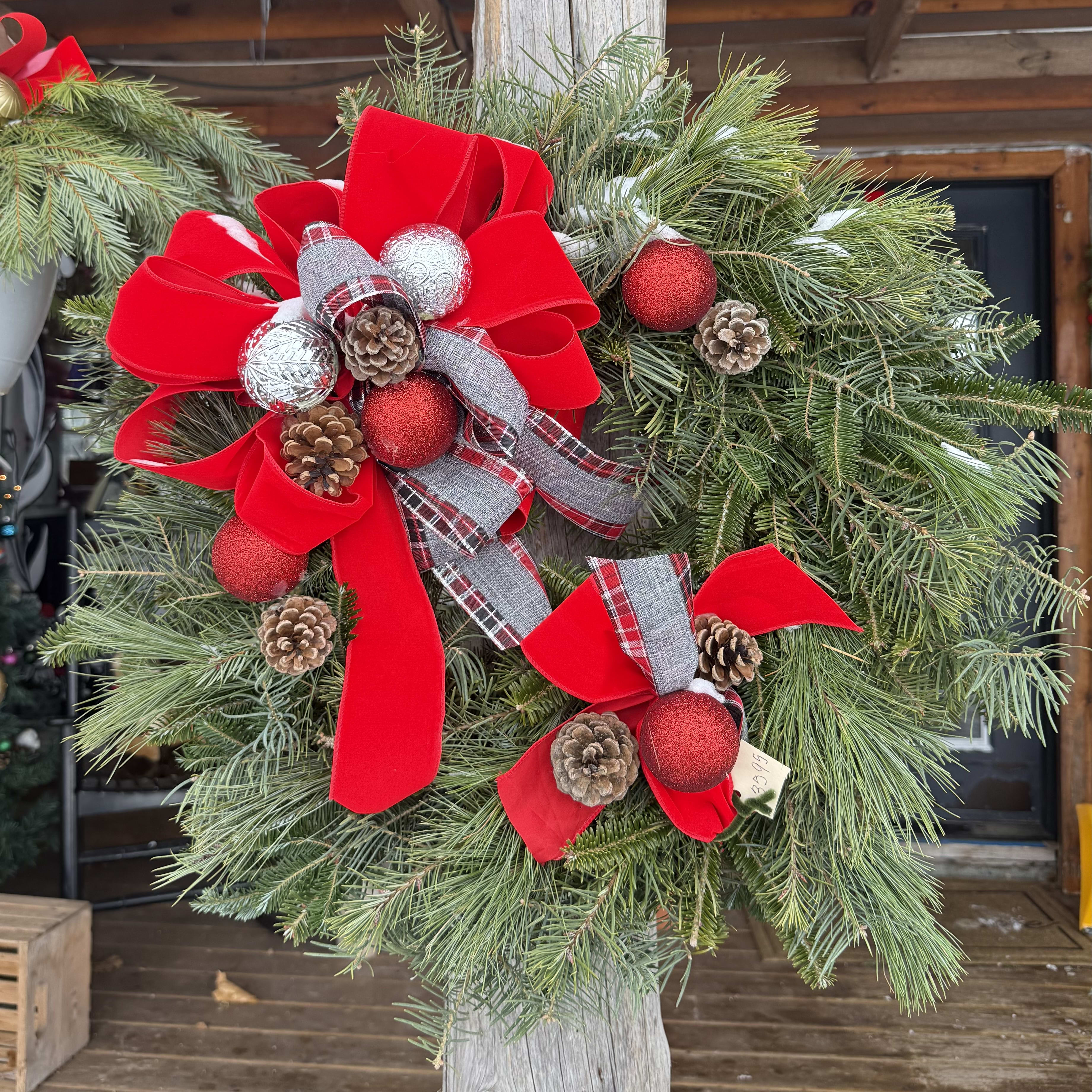 Merry & Bright Rainbow Wreath