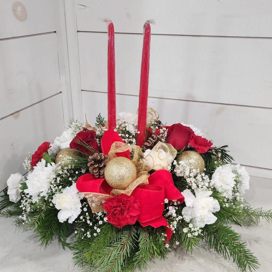 Twilight Radiance Centerpiece - Extra Large Double Candle