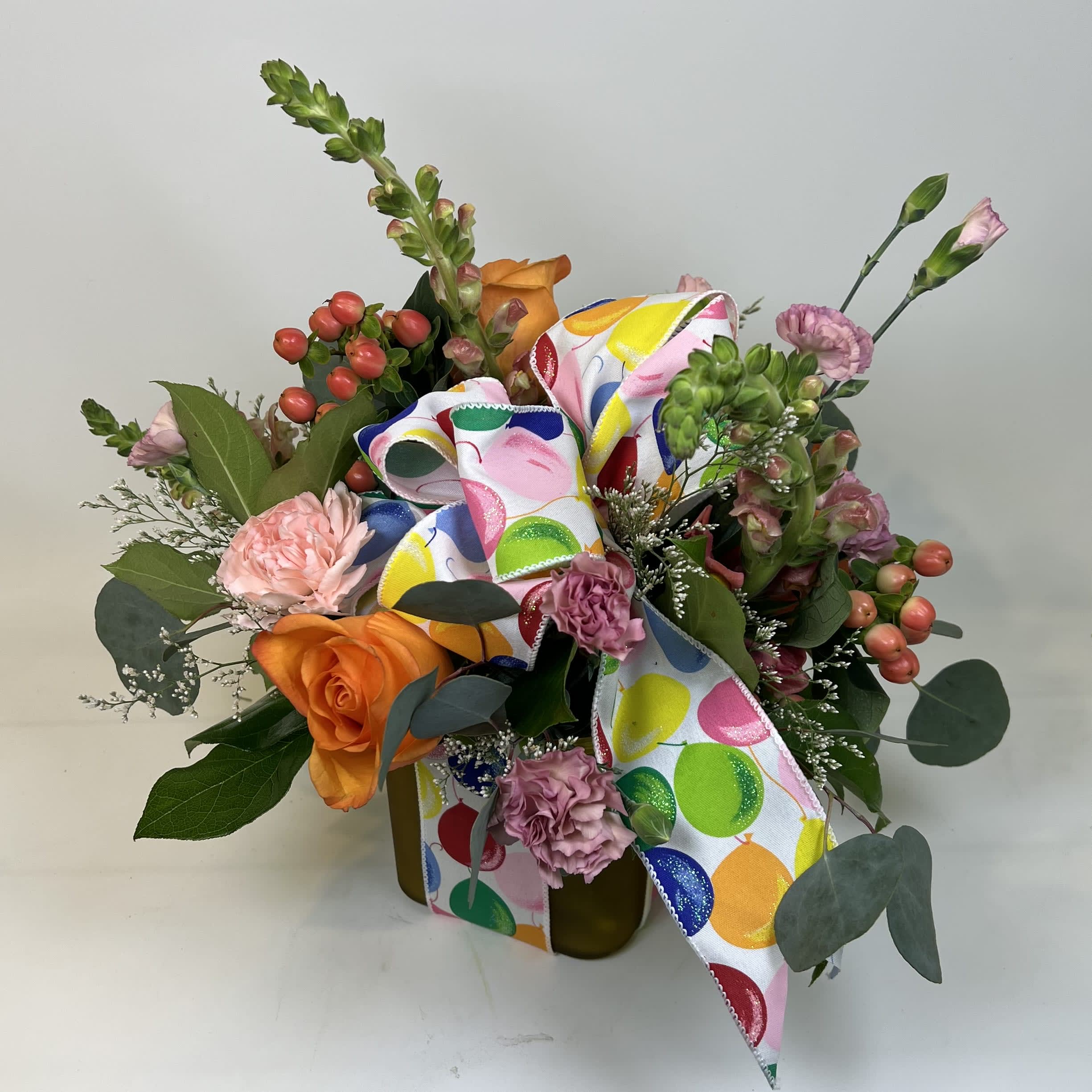 Birthday Surprise Flower Bouquet