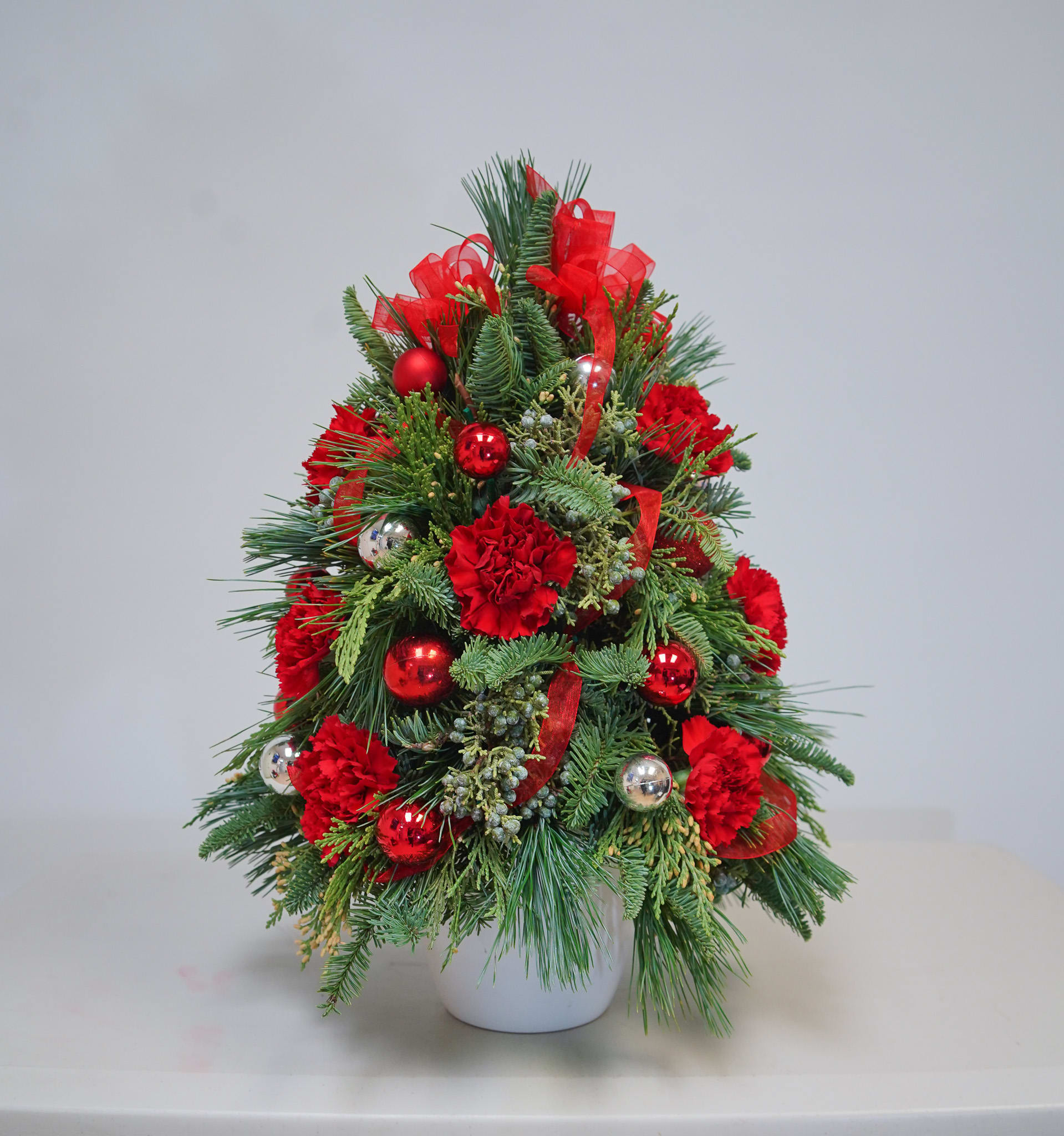 ND-39 Arbolito navideño con claveles