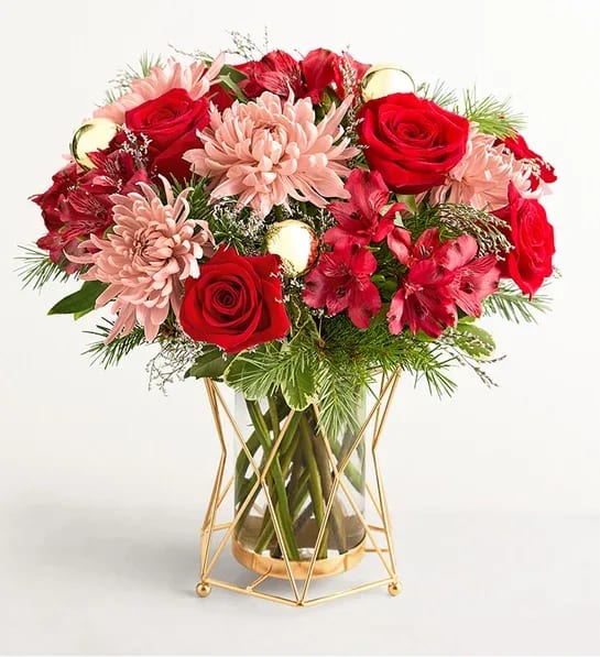 Christmas Popper Flower Bouquet