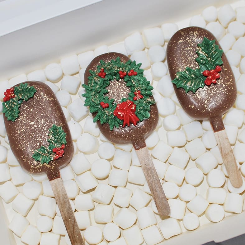 6 Xmas Cakesicles