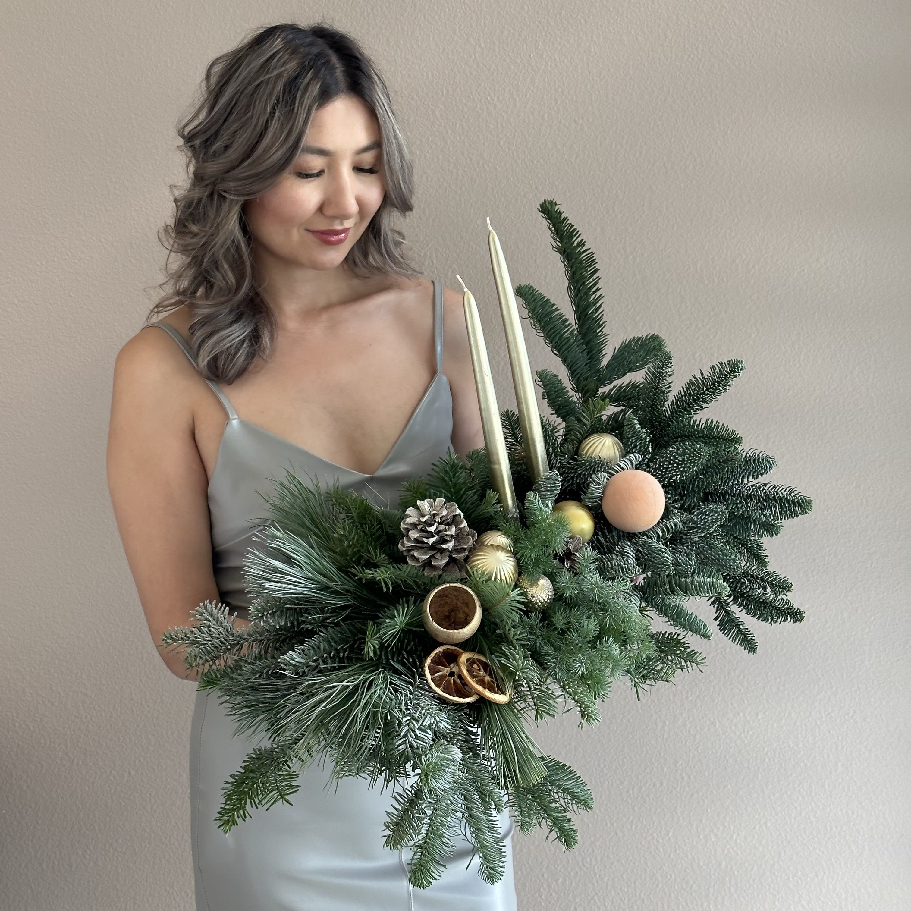 EVERGREEN CENTERPIECE