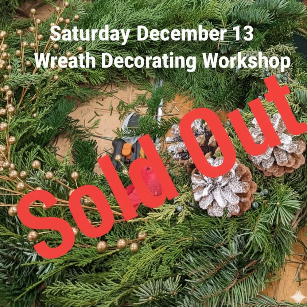 Wreath Making Workshop Dec 13