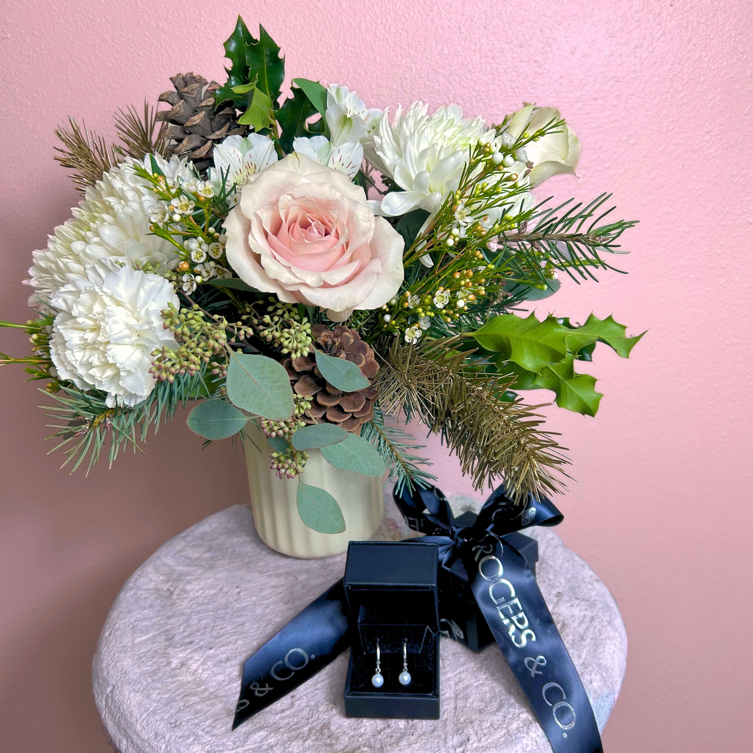 Pearl and Petal (LIMITED TIME OFFER) Flower Bouquet