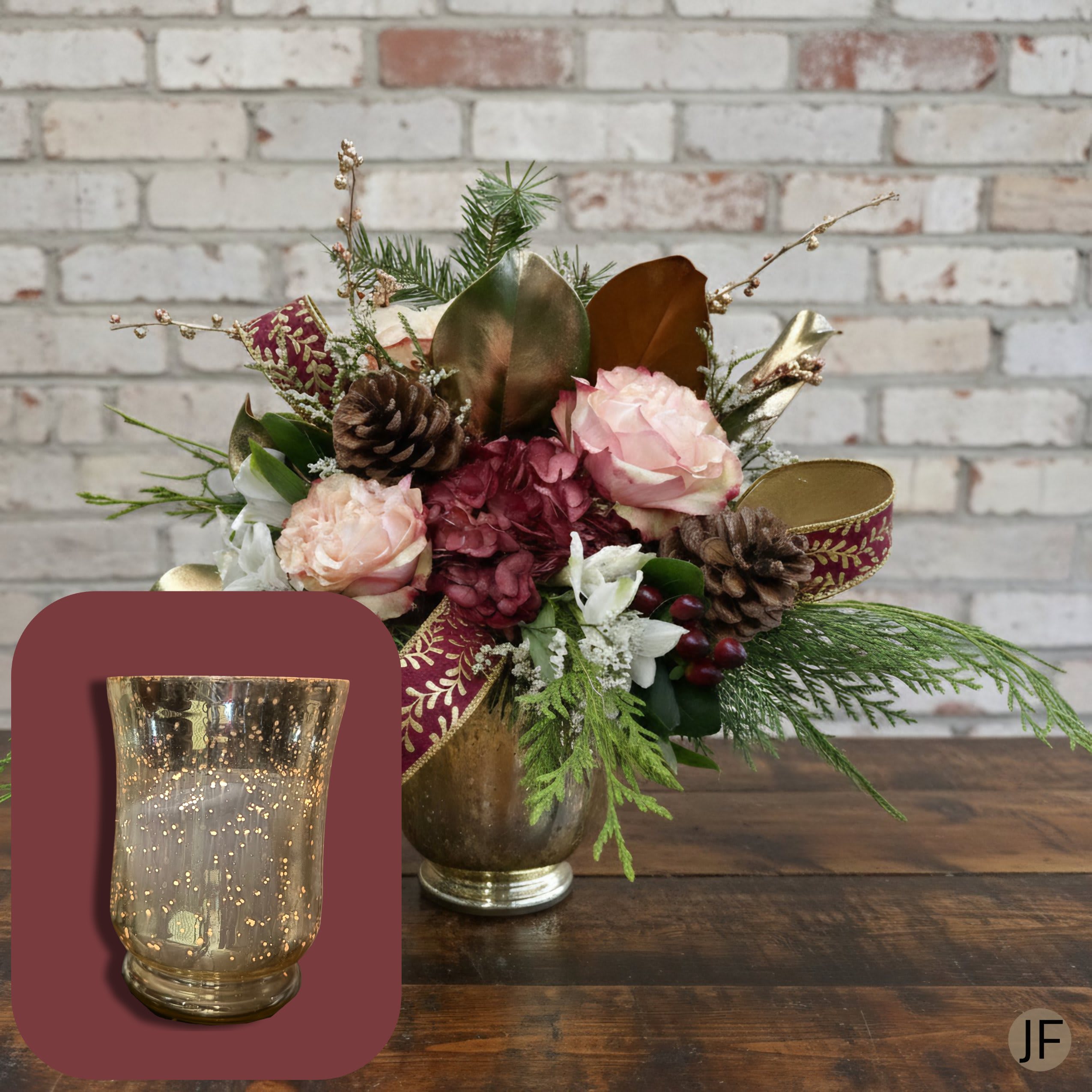 Merlot & Gold Elegance