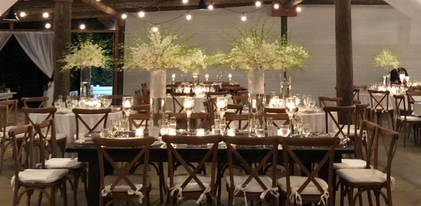Bride and groom table flowers by Tropical Arrangements, Randallstown MD
