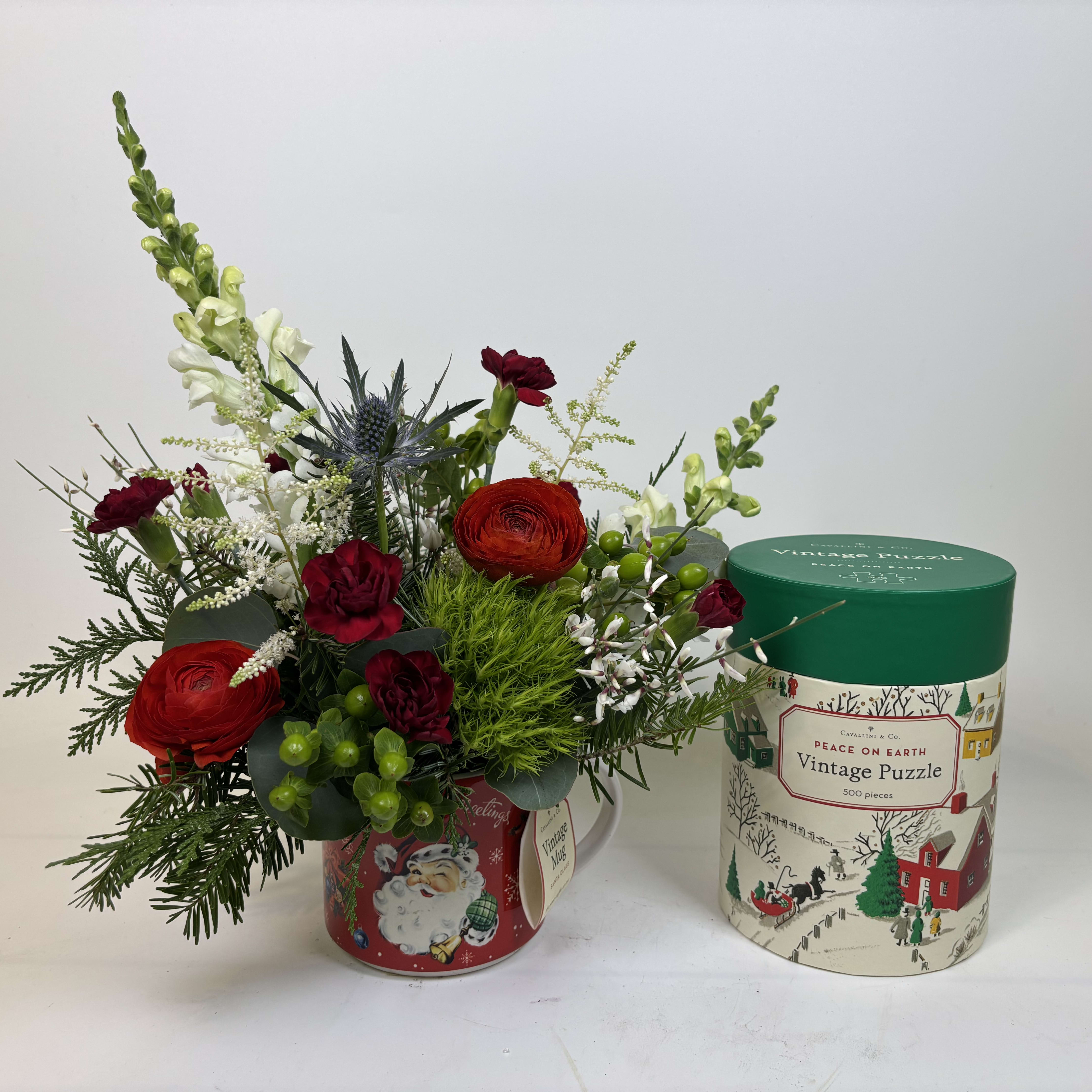 Puzzle and Pour Flower Bouquet