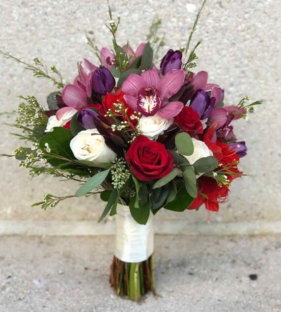Bridal bouquet by Tropical Arrangements, Randallstown MD