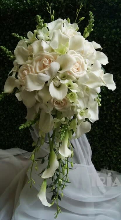Bridal bouquet by Tropical Arrangements, Randallstown MD