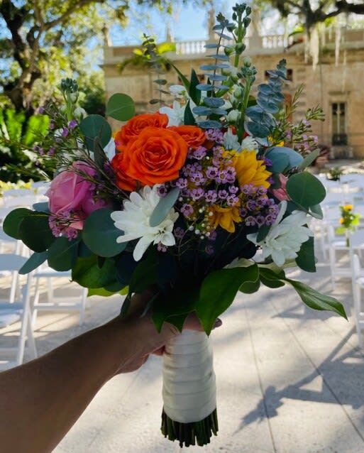 Bridal bouquet by Tropical Arrangements, Randallstown MD