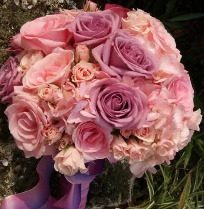 Bridal bouquet by Tropical Arrangements, Randallstown MD