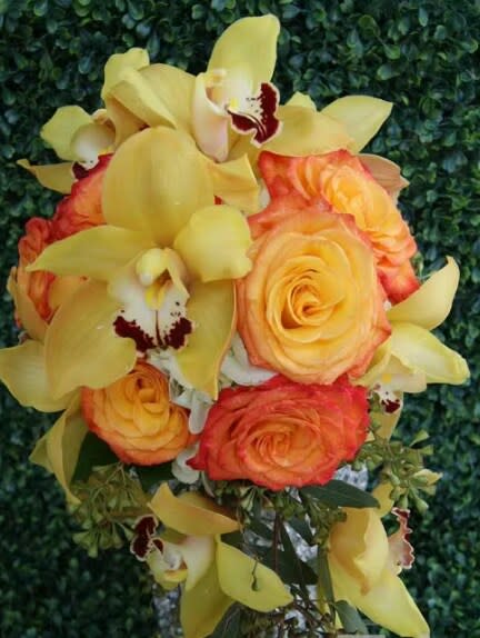 Bridal bouquet by Tropical Arrangements, Randallstown MD