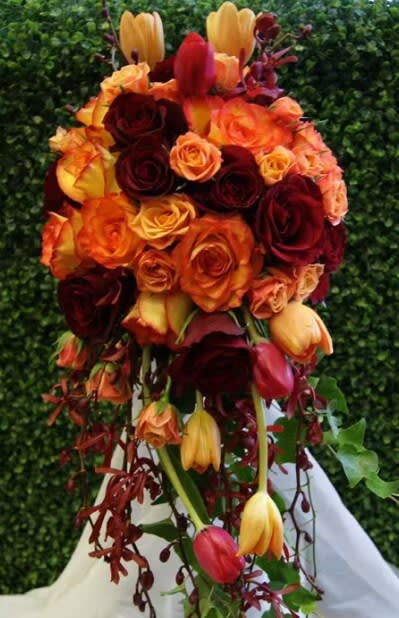 Bridal bouquet by Tropical Arrangements, Randallstown MD