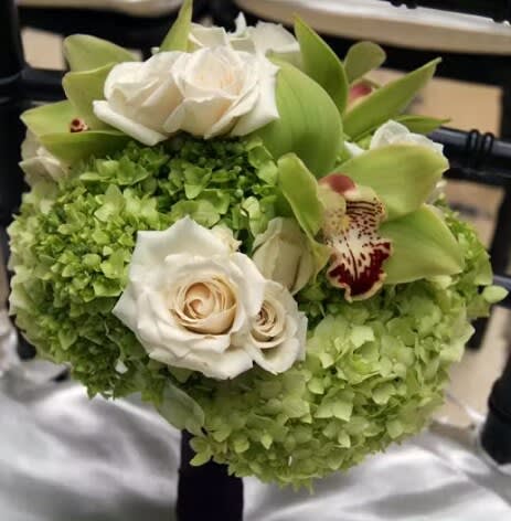 Bridal bouquet by Tropical Arrangements, Randallstown MD