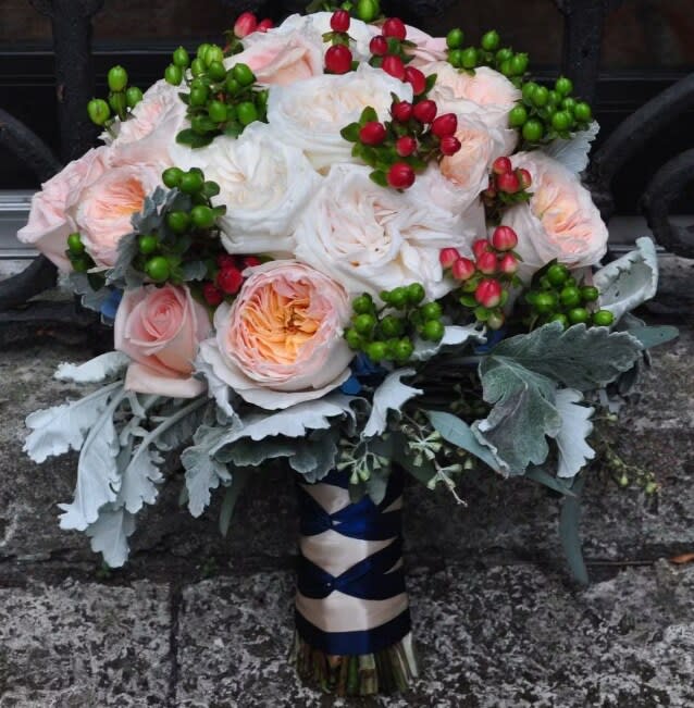 Bridal bouquet by Tropical Arrangements, Randallstown MD