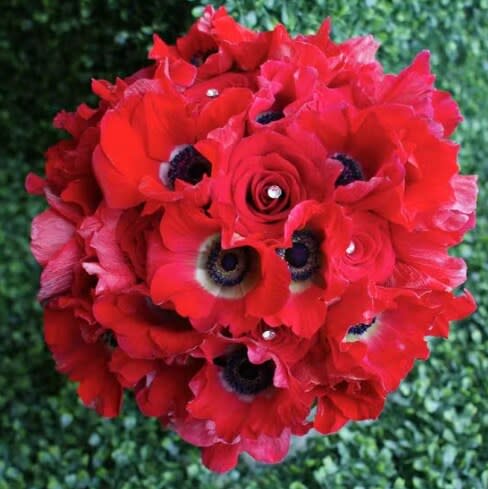 Bridal bouquet by Tropical Arrangements, Randallstown MD
