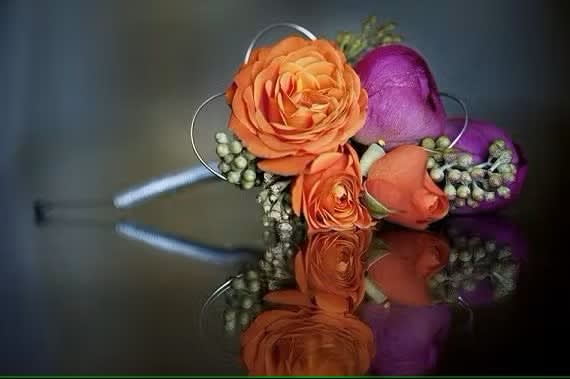 Wedding boutonniere or corsage by Tropical Arrangements, Randallstown MD