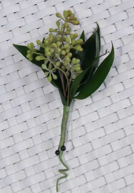 Wedding boutonniere or corsage by Tropical Arrangements, Randallstown MD