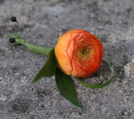 Wedding boutonniere or corsage by Tropical Arrangements, Randallstown MD