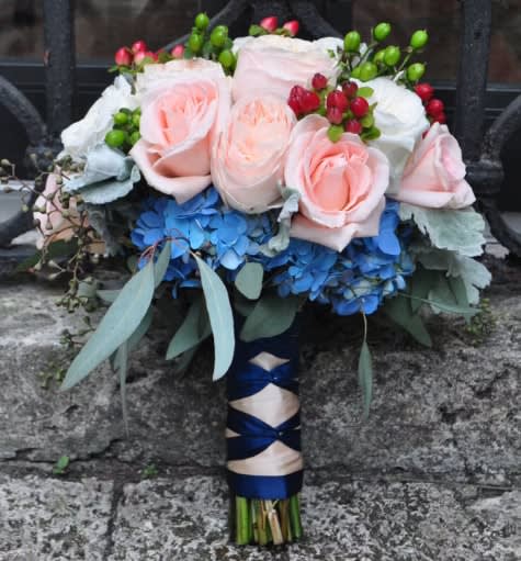 Bridesmaid bouquet by Tropical Arrangements, Randallstown MD