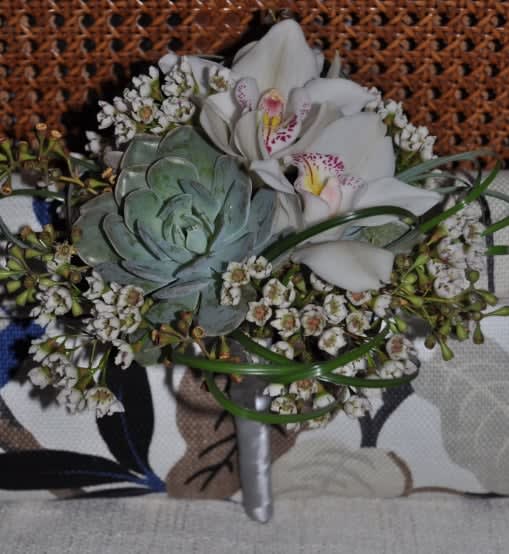 Bridesmaid bouquet by Tropical Arrangements, Randallstown MD