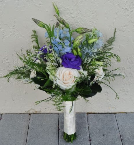 Bridesmaid bouquet by Tropical Arrangements, Randallstown MD