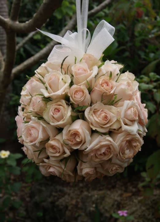Bridesmaid bouquet by Tropical Arrangements, Randallstown MD