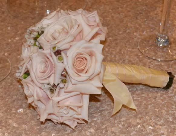 Bridesmaid bouquet by Tropical Arrangements, Randallstown MD
