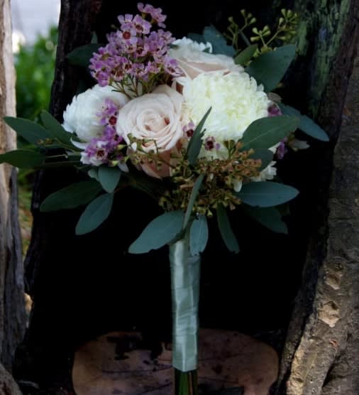 Bridesmaid bouquet by Tropical Arrangements, Randallstown MD