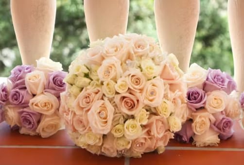 Bridesmaid bouquet by Tropical Arrangements, Randallstown MD