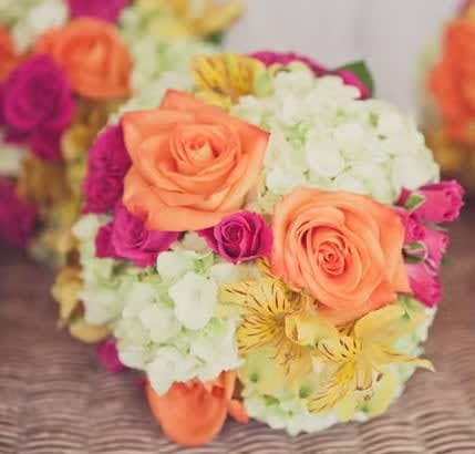 Bridesmaid bouquet by Tropical Arrangements, Randallstown MD