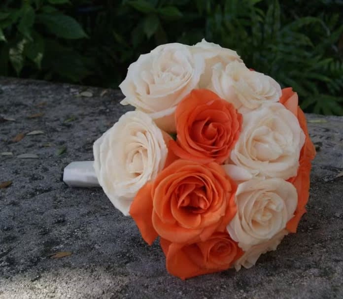 Bridesmaid bouquet by Tropical Arrangements, Randallstown MD