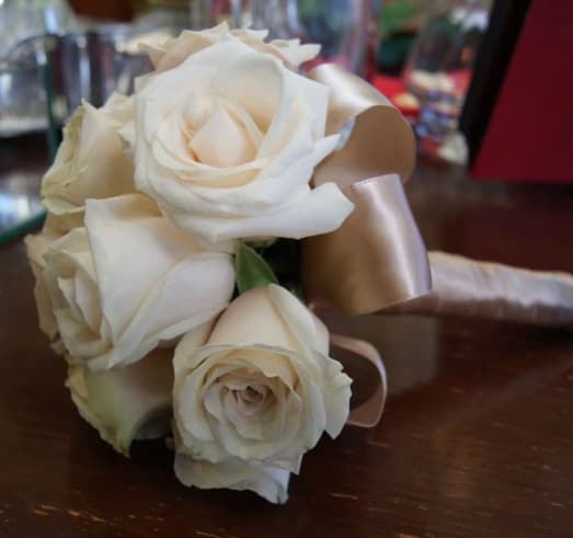 Bridesmaid bouquet by Tropical Arrangements, Randallstown MD
