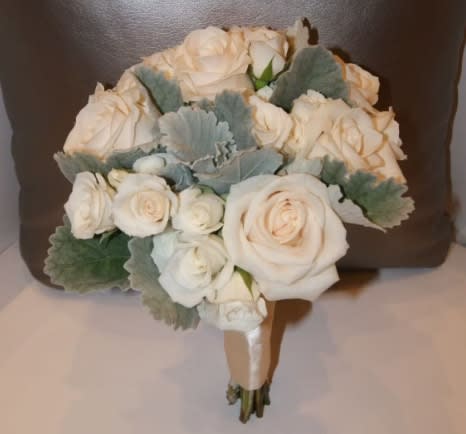 Bridesmaid bouquet by Tropical Arrangements, Randallstown MD